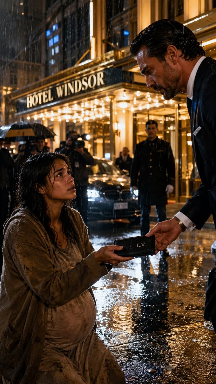 “Grávida de oito meses, abandonada pelo namorado e vivendo nas ruas sob a chuva fria de São Paulo, uma jovem pobre encontrou a carteira com milhões de reais de um dos bilionários mais poderosos do Brasil… Mas sua decisão de devolvê-la mudou sua vida para sempre — e o que ele fez depois deixou a cidade inteira em choque!”