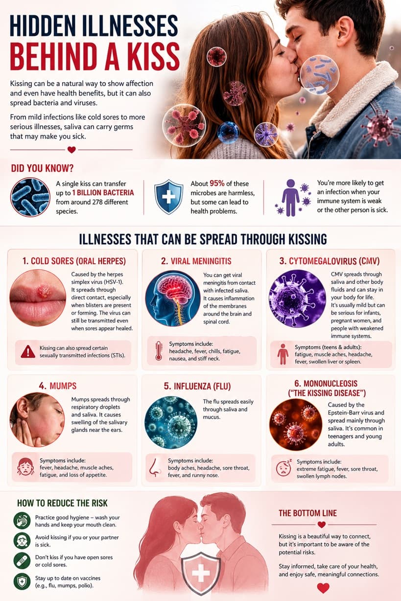 Hidden Illnesses Behind a Kiss