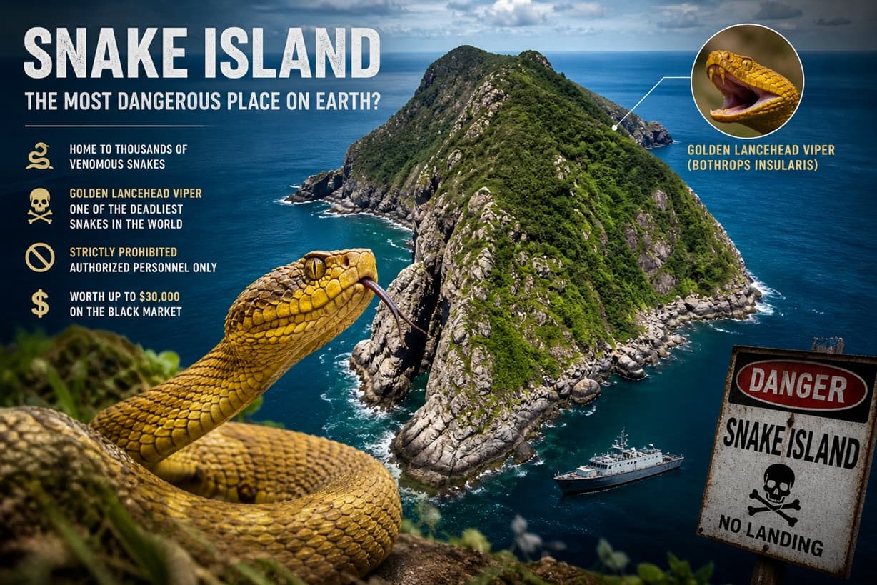 Brazil’s Snake Island: The Most Terrifying Place on Earth?