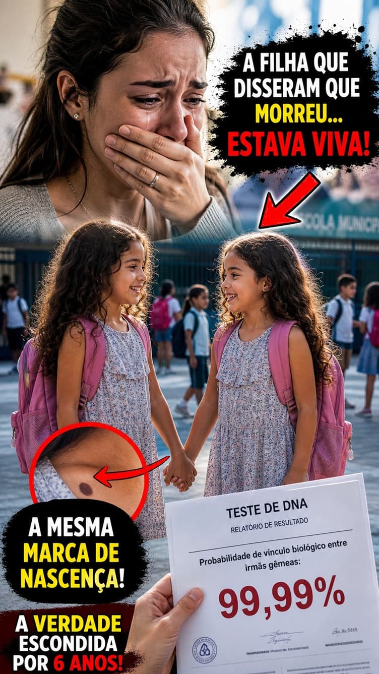 Menina de 6 anos em São Paulo encontra uma colega idêntica a ela na escola, e mãe solo fica em choque ao descobrir através de um teste de DNA a verdade devastadora escondida por 6 anos — a filha que disseram ter morrido no hospital pode ter sido roubada ao nascer…