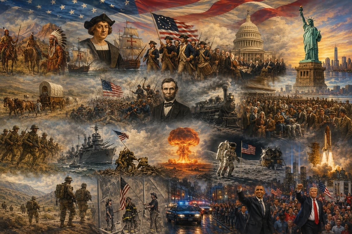 The History of the United States: A Concise Yet Comprehensive Overview