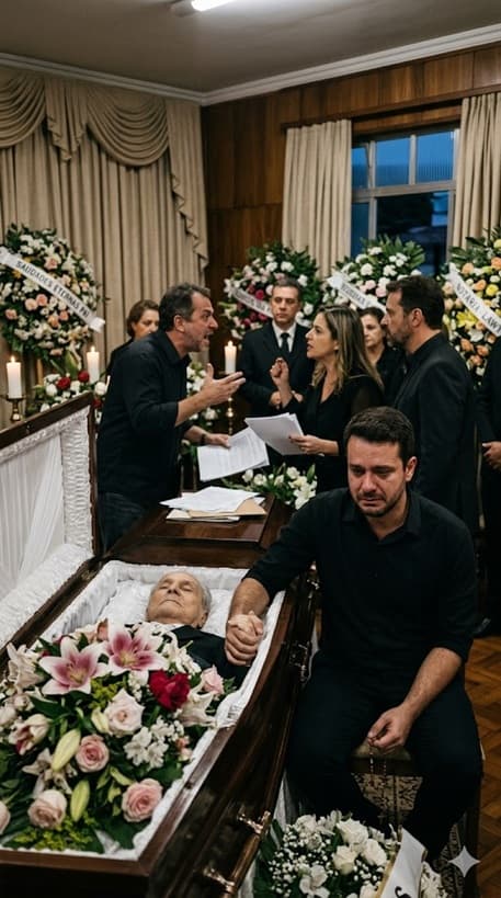 Meu pai ainda nem havia sido enterrado, e meus próprios irmãos já transformavam o velório em uma batalha vergonhosa pela herança — mas quando o verdadeiro testamento foi finalmente revelado, um segredo devastador veio à tona e deixou nossa família inteira em choque, destruindo para sempre tudo o que pensávamos saber sobre amor, sangue e ganância